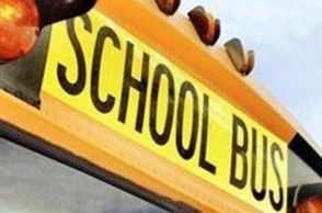 School bus with 18 kids topples, driver flees and dies of heart attack