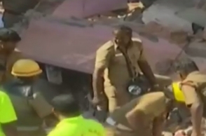 Three-storey building collapses in Trichy, 2 dead, 11 feared trapped