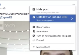 Facebook tests snooze feature that temporarily mutes your friends