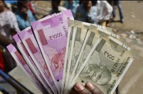 The cost of printing new 500, 2,000 Rupee notes