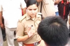 Woman cop who dared BJP mob says she's 'Happy with Transfer'