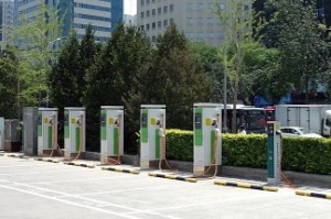 Electric car charge points every 900 meters by 2020 in Beijing