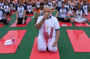 Yoga is a free health insurance: PM Modi