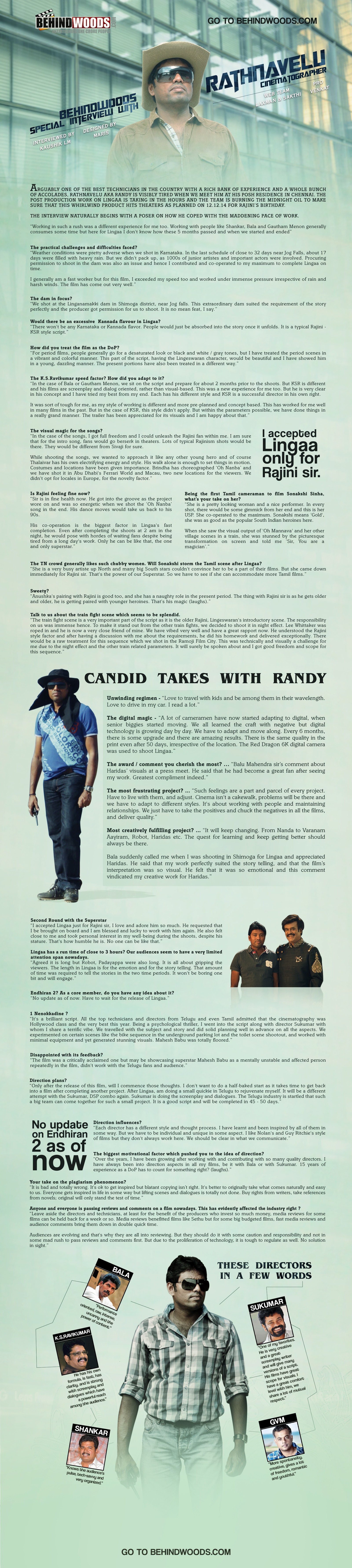 Rathnavelu Special Interview