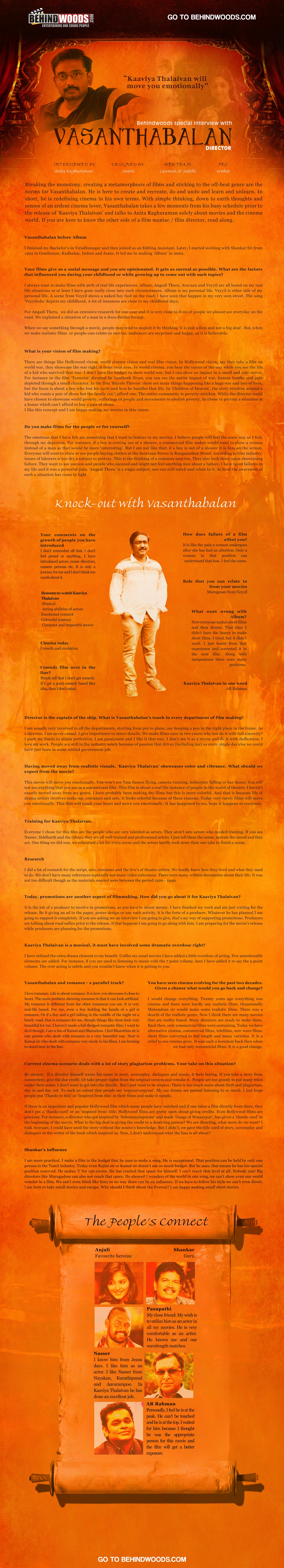 Vasanthabalan Special Interview