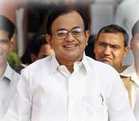 Finance Minister Chidambaram 