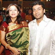Happy 7th wedding anniversary to Surya (aka) Suriya and Jyothika