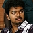 Vijay in front of the microphone