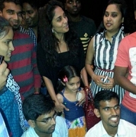 Shalini and Anoushka watched Veeram at Sathyam Cinemas