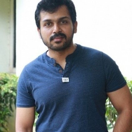 Actor Karthi begins shoot for his next film Kashmora under Gokul's direction at Thiruvotriyur, Chennai, today, 5th May Actor Karthi begins shoot for his next film Kashmora under Gokul's direction at Thiruvotriyur, Chennai, today, 5th May