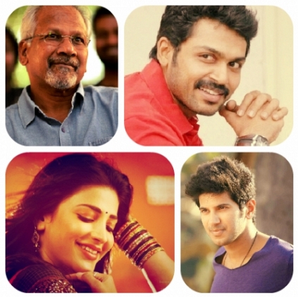 Are Karthi, Shruti Haasan and Dulquer going to be in Mani Ratnam's next? Are Karthi, Shruti Haasan and Dulquer going to be in Mani Ratnam's next?