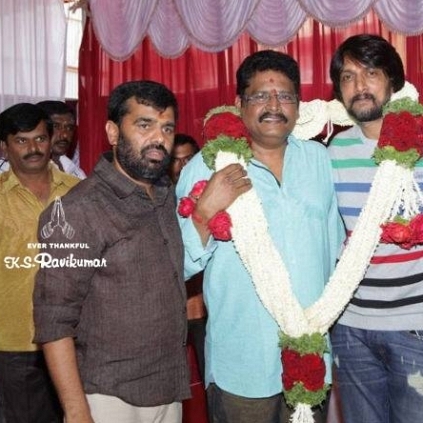 Director KS Ravikumar's next film with Kannada actor Sudeep.