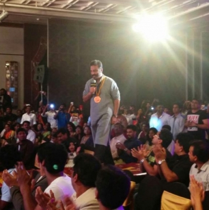 Kamal Haasan receives the K Balachander Gold Medal for Excellence in Indian Cinema at the BW Gold awards night