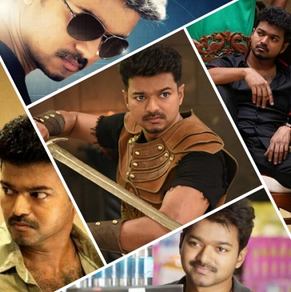 Last five Vijay's films music album performance.