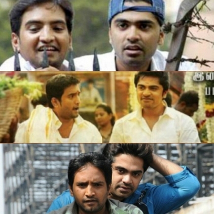 Santhanam has acted in 9 out of 16 Simbu films as the lead hero