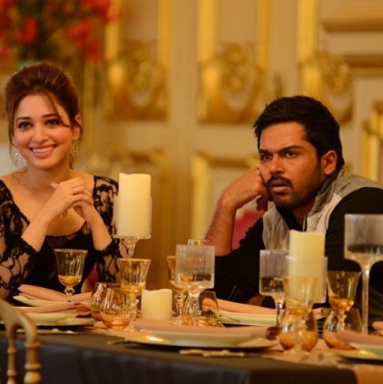 The Karthi starrer Thozha is nearing the finish line of its shoots