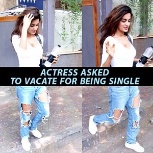 Actress asked to vacate her house for being single!