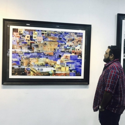 Ajith's photographs displayed at Focus Art Gallery for public viewing