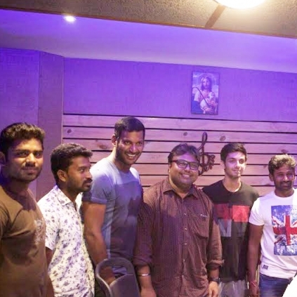 Anirudh Ravichander croons for Imman and Vishal in Marudhu Anirudh Ravichander croons for Imman and Vishal in Marudhu
