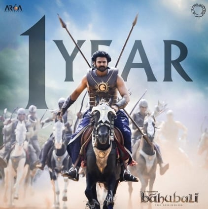 Baahubali celebrates one year of its theatrical release