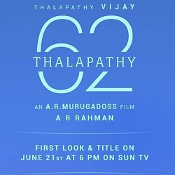 First look and title of Thalapathy 62 to release on June 21