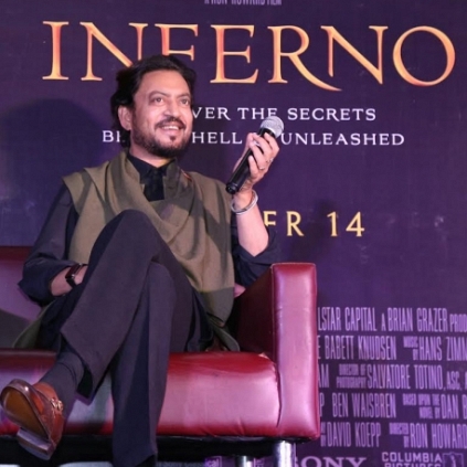 Irrfan Khan launches a special trailer of Inferno in New Delhi