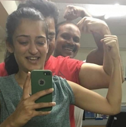 Kamal Haasan and Akshara Haasan hits the gym together