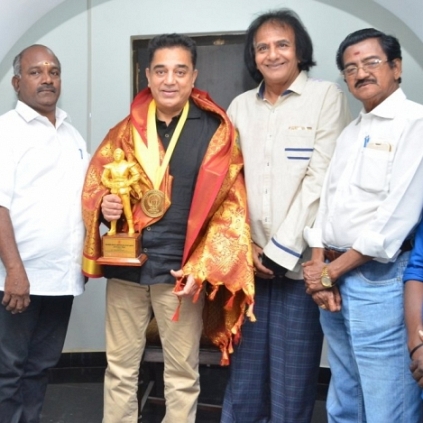 Kamal Haasan meets Tamil Nadu PRO Union Members