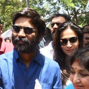Dhanush and family join the rally against child abuse