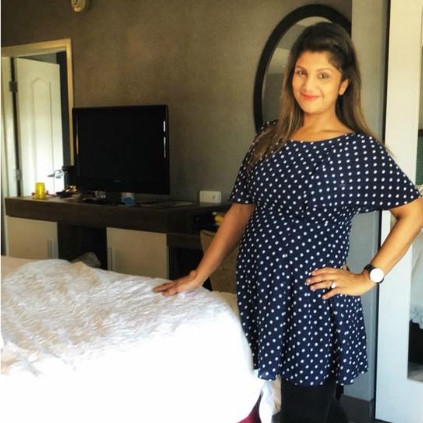 Rambha announces her pregnancy on social media
