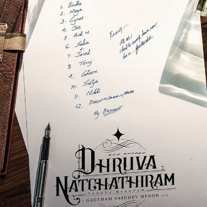 Shooting update of Vikram's Dhruva Natchathiram