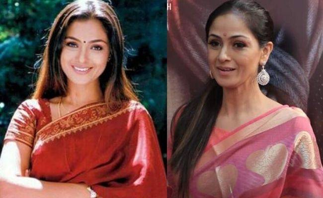Simran posts throwback pic on wearing saree from then till now