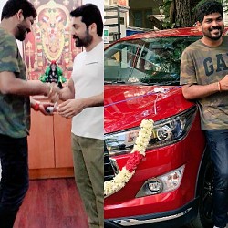 Suriya gifts a car to Vignesh Shivn for TSK