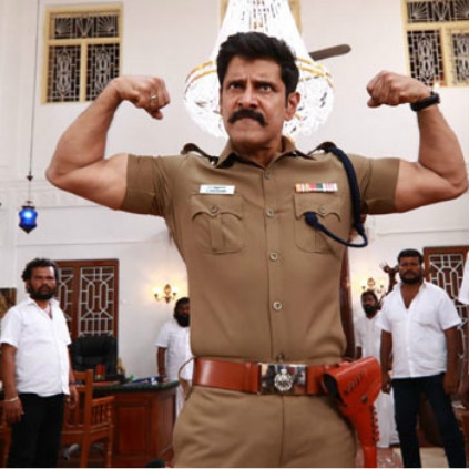Telugu theatrical rights claimed for Saamy square by Auraa Cinemas and Pushyami