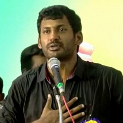 Vishal's powerful speech in Tamil in Kannada audio launch