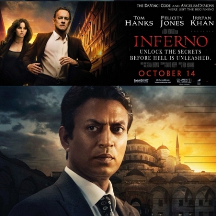 Tom Hanks- Irrfan Khan starrer Inferno to release on October 14th