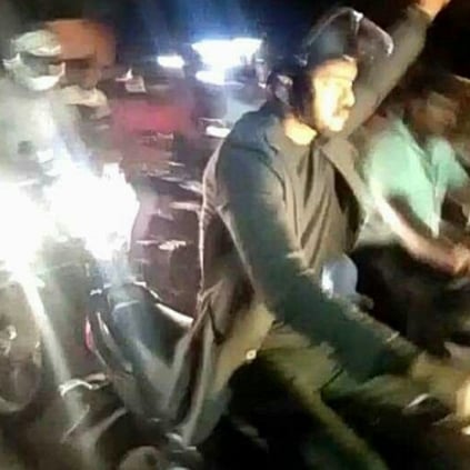 Vijay's bike sequence video from Thalapathy 62 shooting spot goes viral
