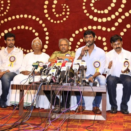 Vishal's important statement at the Tamil Nadu Producers Council Press Meet
