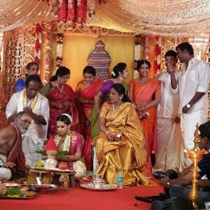 TFPC President Vishal's Sister Aishwarya Reddy - Vummidi Kritish Marriage Function Video!