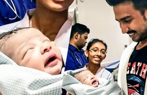 Actor Vishnu Vishal blessed with a baby!