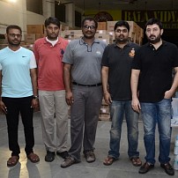 Actor Arvindswami Disturbuting One Lakh Medical Kit 