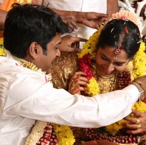 Actor Vijay Vasanth's brother wedding photos