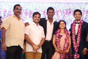 Actor Vishal's sister Aishwarya marriage