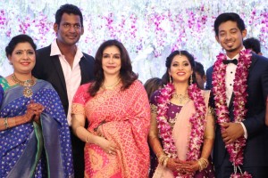 Actor Vishal's sister Aishwarya marriage