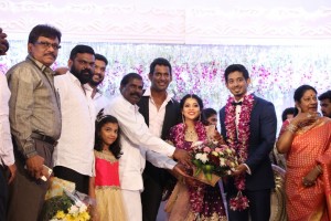 Actor Vishal's sister Aishwarya marriage
