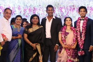 Actor Vishal's sister Aishwarya marriage