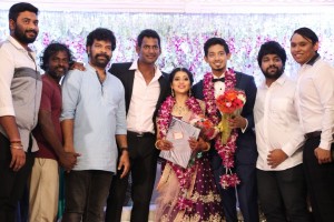 Actor Vishal's sister Aishwarya marriage