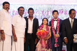 Actor Vishal's sister Aishwarya marriage
