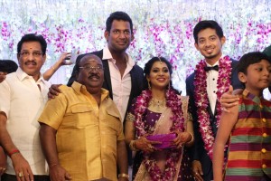 Actor Vishal's sister Aishwarya marriage