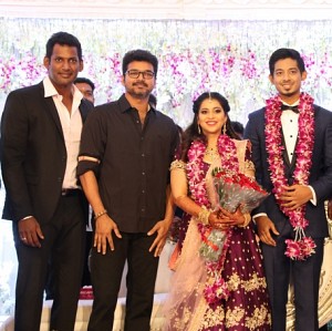 Actor Vishal's sister Aishwarya marriage